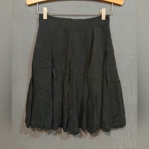 Vintage Guess Collection Skirt Womens 4 Black A-line Flared